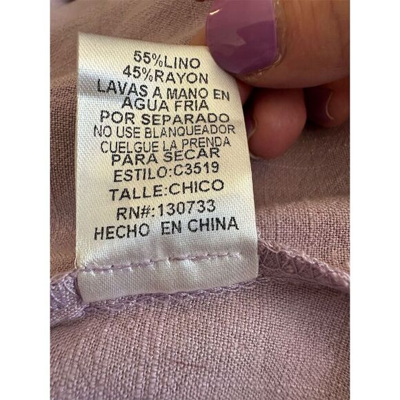 Umgee Women's Pink Puff Sleeve Mini Dress Size S Summer Casual - Picture 9 of 9